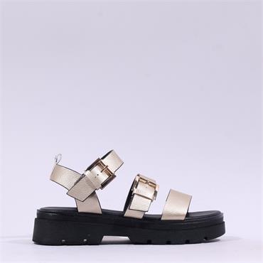 Una Healy Something Chunky Sandal - Gold Metallic